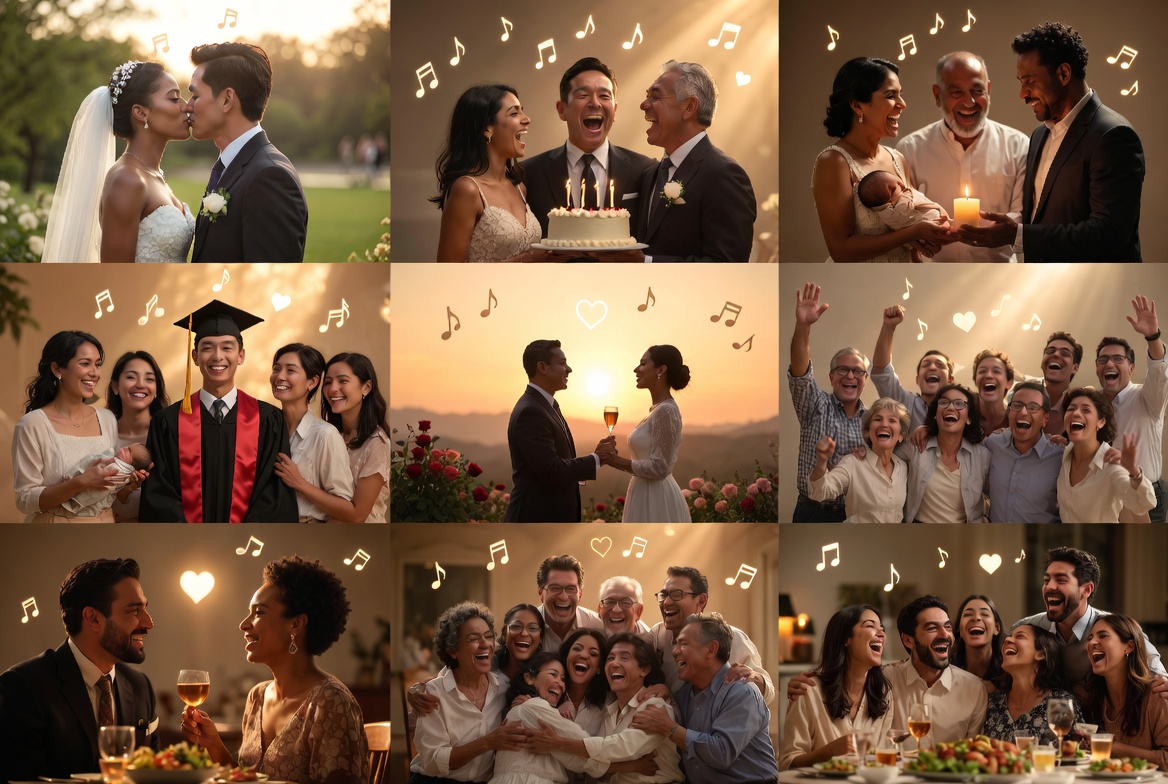 Canciones personalizadas para familias y celebraciones